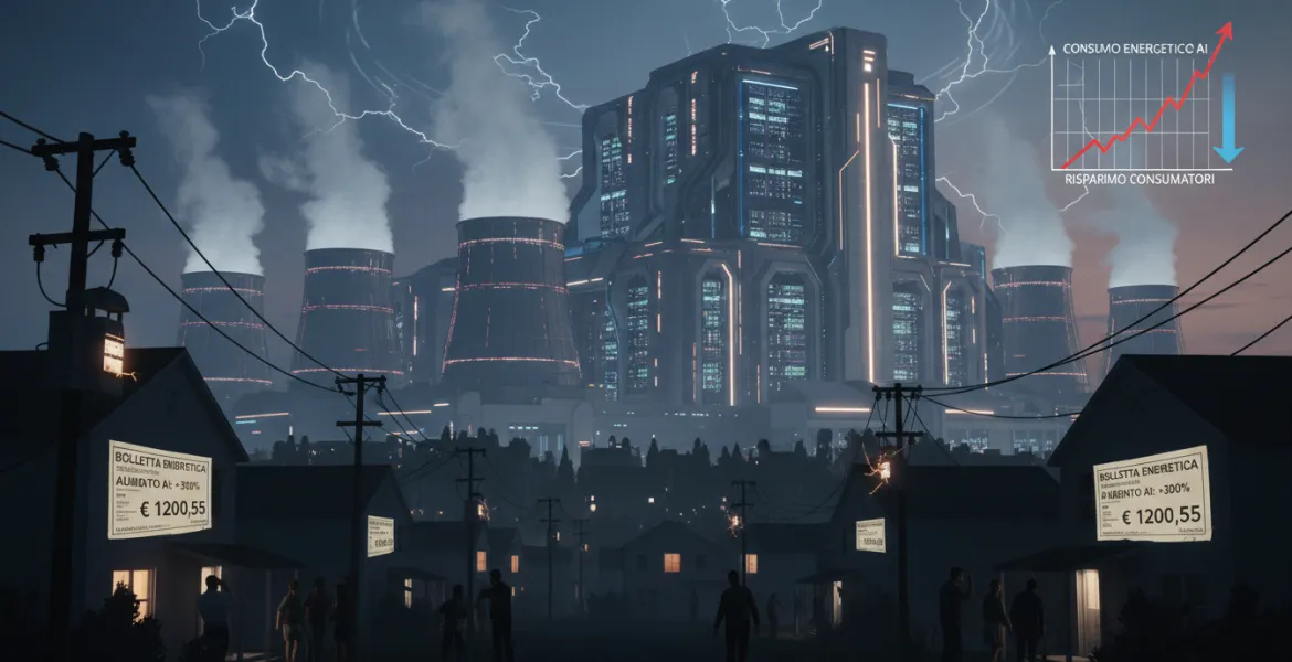 Boom dei data center AI: Bollette energetiche alle stelle per i consumatori