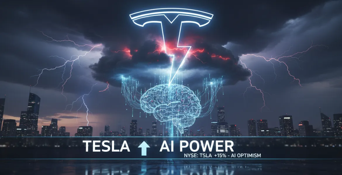 Tesla sfida le avversità e punta sull'IA: Titolo in borsa