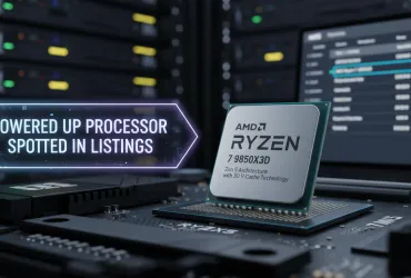 AMD Ryzen 7 9850X3D: Il processore potenziato avvistato nei listini
