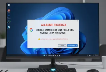 Allarme sicurezza su Windows 11: Google smaschera una falla non corretta da Microsoft