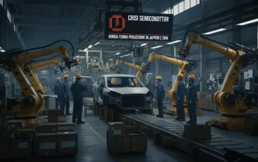 Crisi semiconduttori: Honda ferma la produzione in Giappone e Cina
