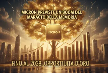Micron prevede un boom del mercato della memoria fino al 2028: opportunità d'oro