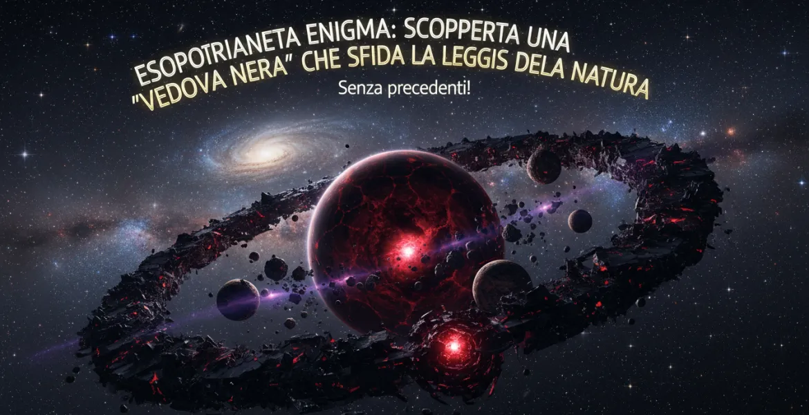 Esopianeta Enigma: Scoperta una 'Vedova Nera' che sfidano le leggi della natura