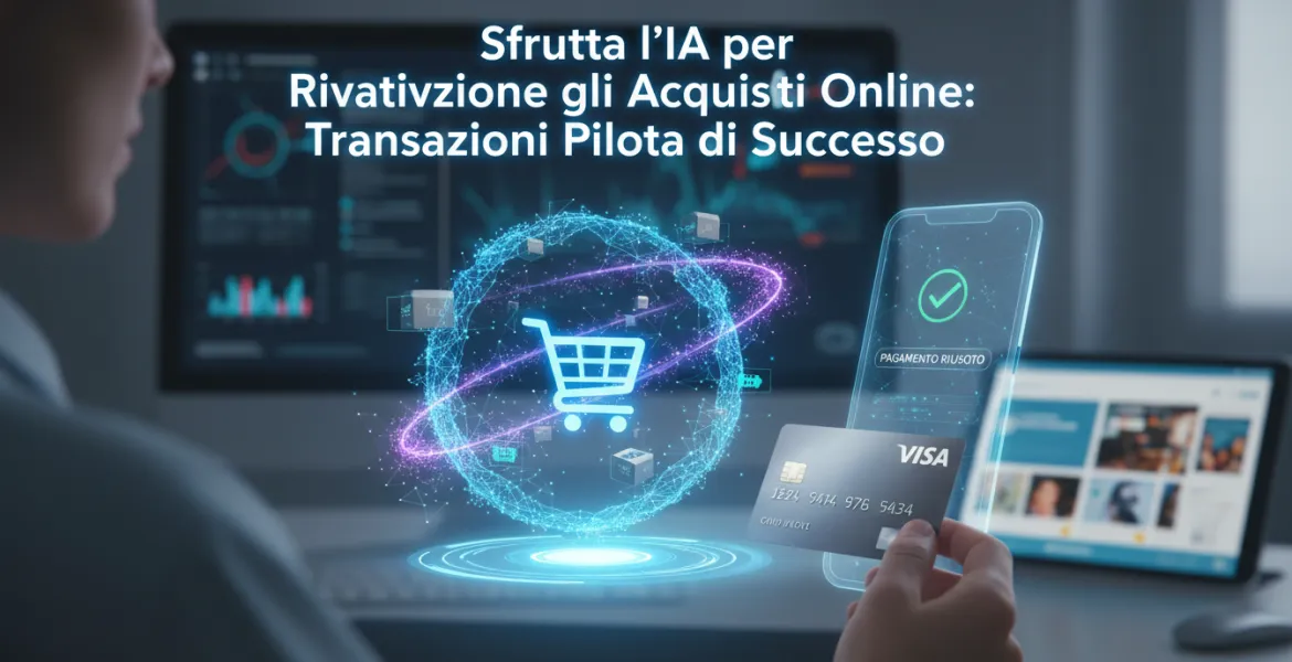Visa sfrutta l'IA per rivoluzionare gli acquisti online: Transazioni pilota di successo