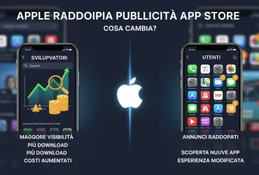 Apple raddoppia la pubblicità nell'App Store: Cosa cambia per sviluppatori e utenti