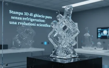 Stampa 3D di ghiaccio puro senza refrigerazione: una rivoluzione scientifica
