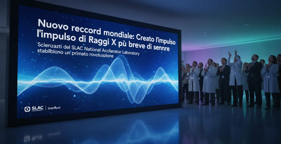 Nuovo record mondiale: Creato l'impulso di Raggi X più breve di sempre