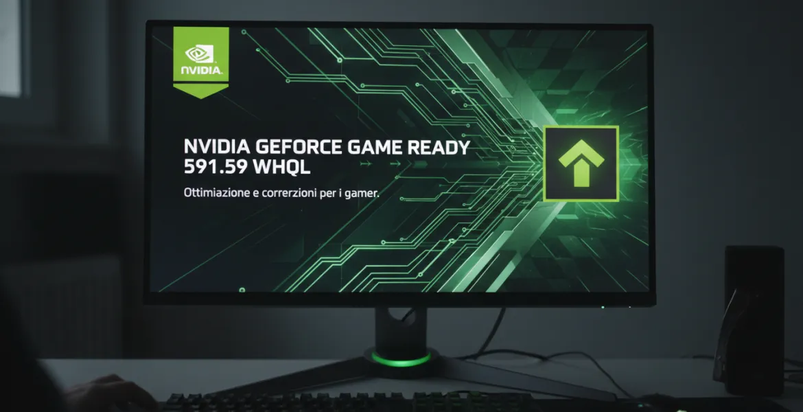 Nvidia GeForce Game Ready 591.59 WHQL: Ottimizzazione e correzioni per i gamer