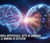 Intelligenza artificiale: Sete di energia supera il mining di Bitcoin