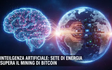 Intelligenza artificiale: Sete di energia supera il mining di Bitcoin