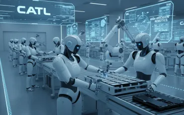 CATL rivoluziona la produzione di batterie con robot umanoidi ad alta precisione