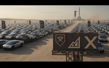 SpaceX Salva Tesla: Acquisto massiccio di cybertruck per gonfiare le vendite