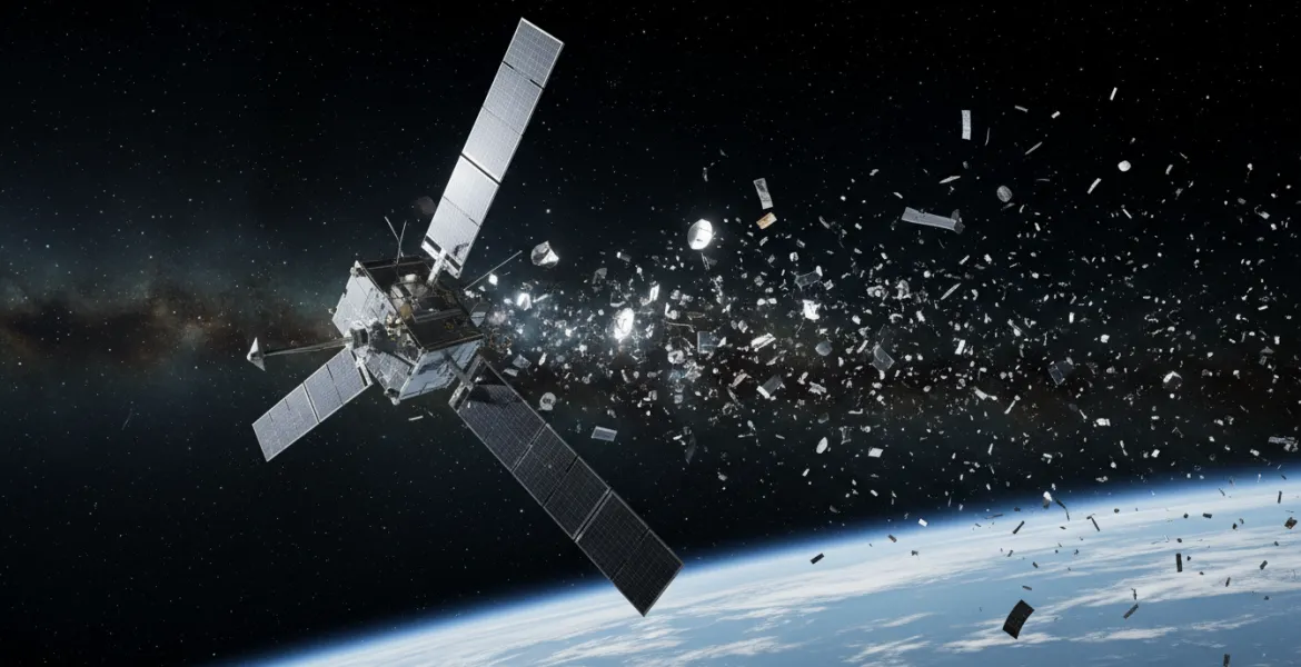 Allarme nello spazio: satellite Starlink fuori controllo rilascia detriti