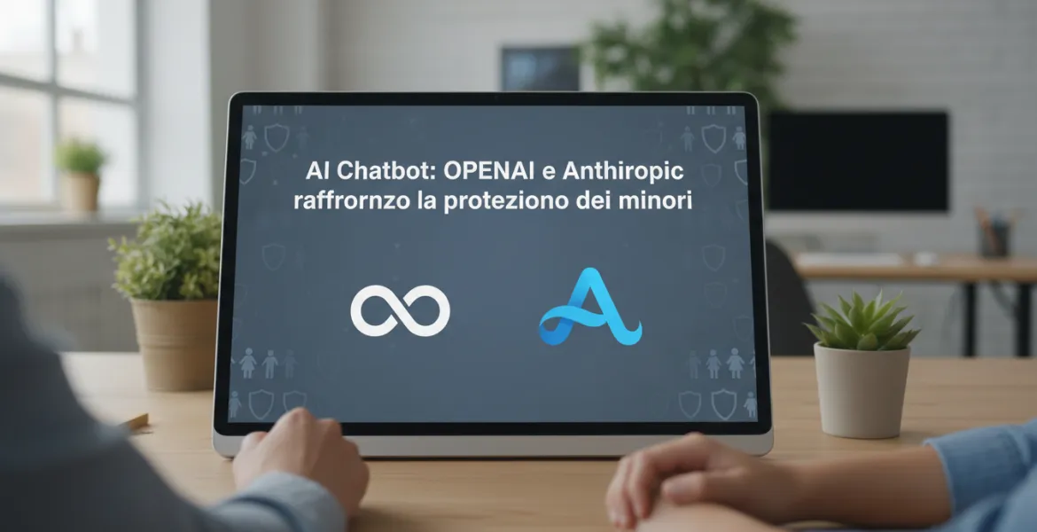 AI Chatbot: OpenAI e Anthropic rafforzano la protezione dei minori