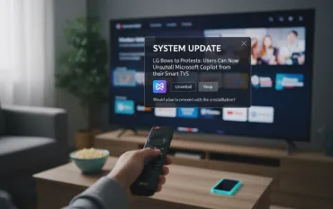 LG cede alle proteste: gli utenti potranno disinstallare Microsoft Copilot dai loro smart TV