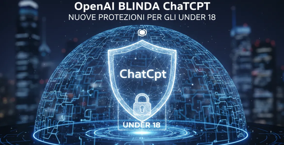 OpenAI blinda ChatGPT: nuove protezioni per gli under 18