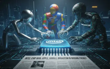 Intel Corteggiata dai Colossi Tech: Apple, Google e Broadcom Interessate ai suoi Chip