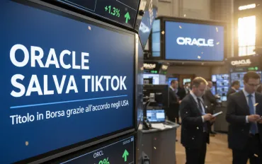 Oracle salva TikTok: Titolo in Borsa grazie all'accordo negli USA