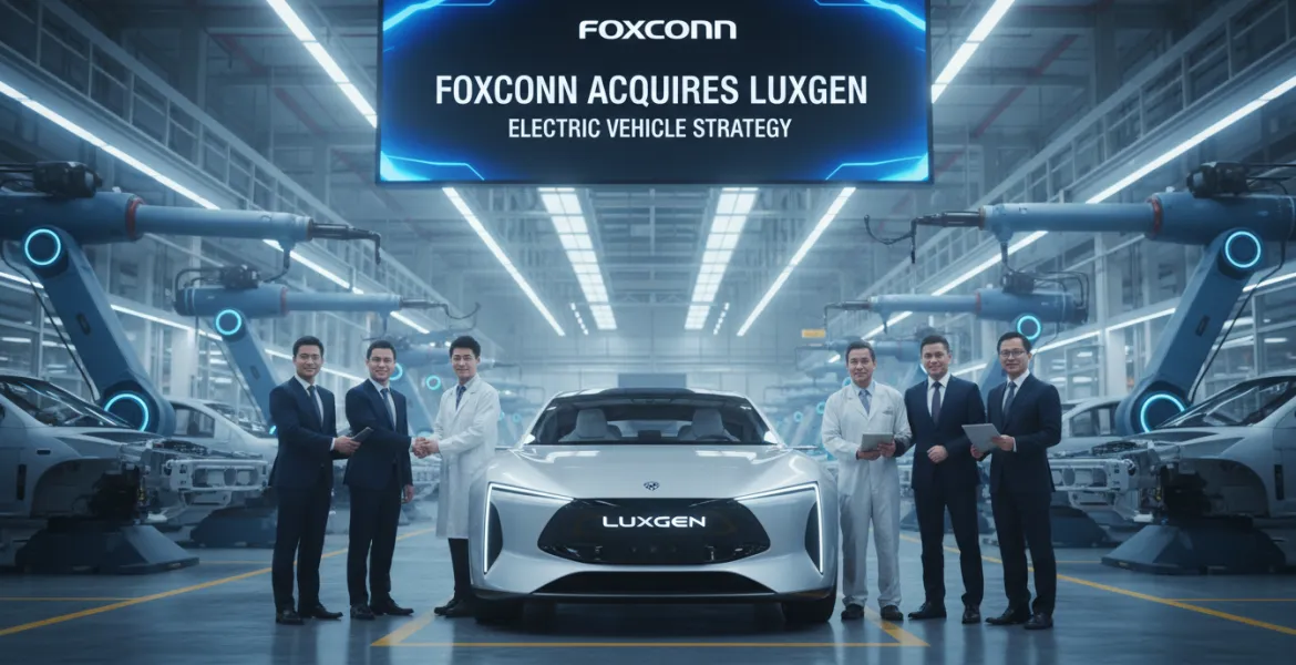 Foxconn punta sull'auto elettrica: acquisito il marchio Luxgen