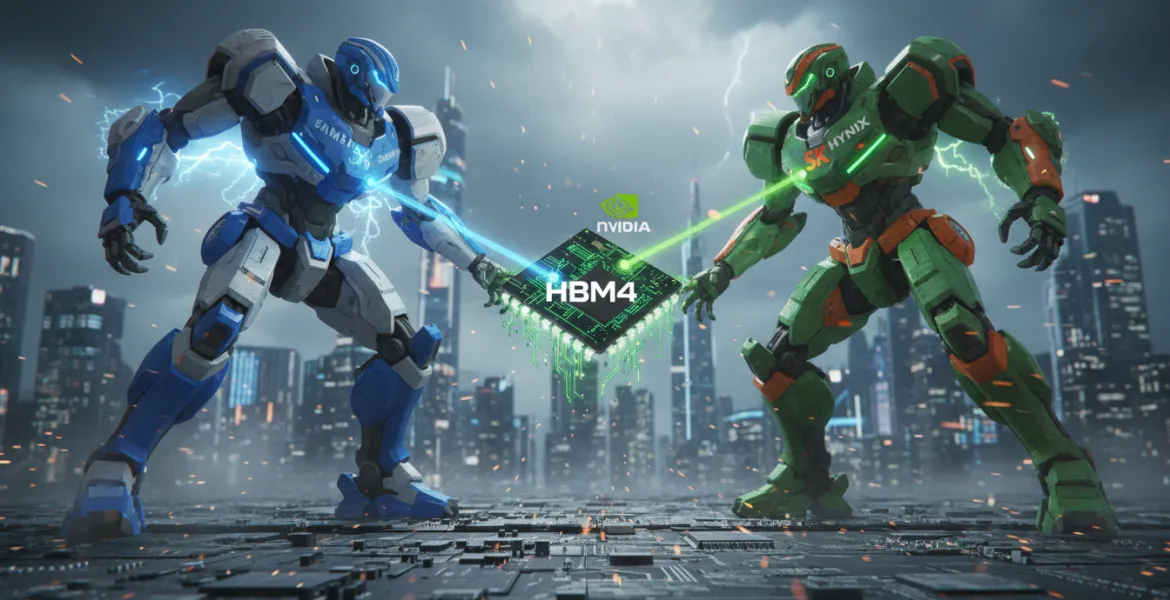 Samsung sfida SK Hynix: la battaglia per la HBM4 di Nvidia si fa incandescente