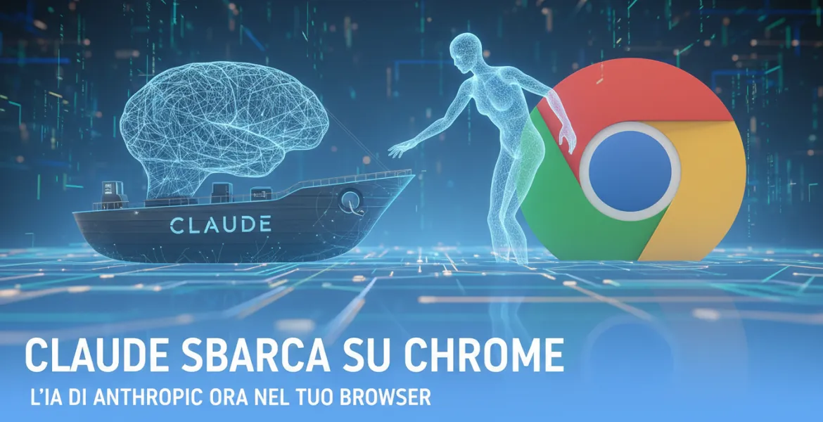 Claude sbarca su Chrome: l'IA di Anthropic ora nel tuo browser