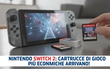 Nintendo Switch 2: Arrivano cartucce di gioco più economiche