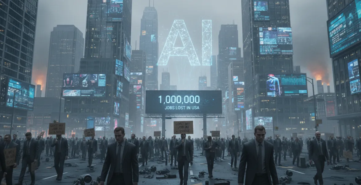 Rivoluzione AI: Un milione di lavori persi negli USA nel 2025