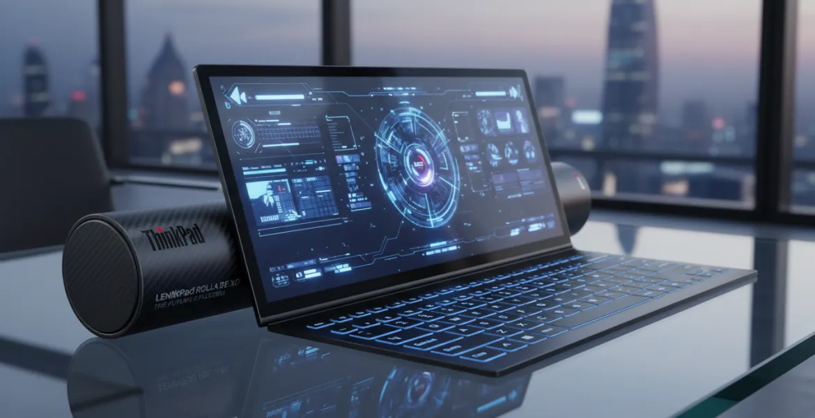 Lenovo ThinkPad Rollable XD Concept: Il futuro è flessibile