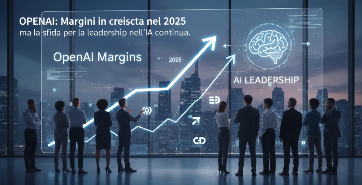 OpenAI: Margini in crescita nel 2025, ma la sfida per la leadership nell'IA continua