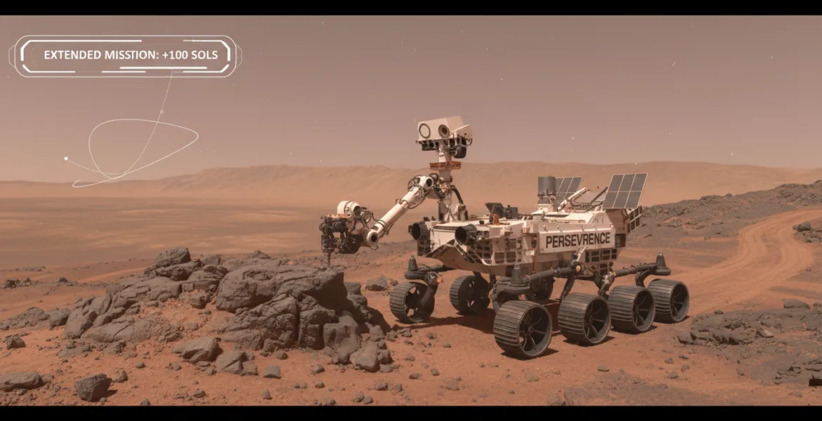Perseverance: Il rover marziano sfida i limiti e prolunga la sua missione