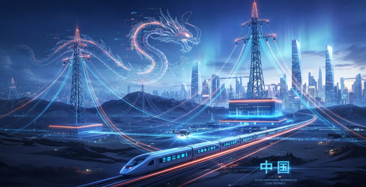 Cina avvia la rete del futuro: Trasmissione dati Ultra-Rapida su lunga distanza