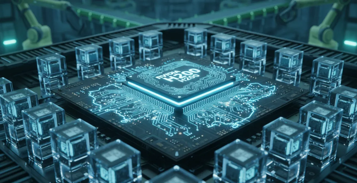 Nvidia pronta a rifornire la Cina con chip AI H200: svolta tecnologica