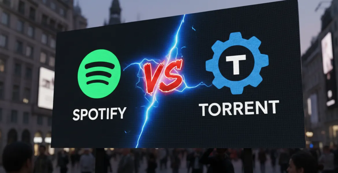 Spotify sotto attacco: L'intero catalogo musicale scaricabile via Torrent!