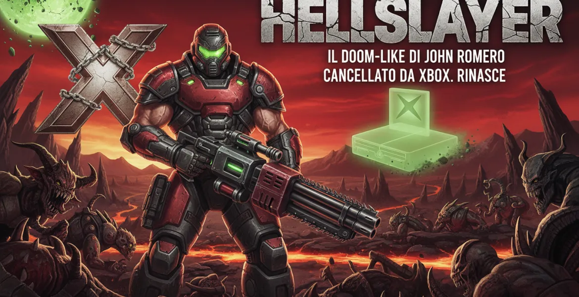 Hellslayer: Il Doom-like di John romero cancellato da Xbox, ma rinasce