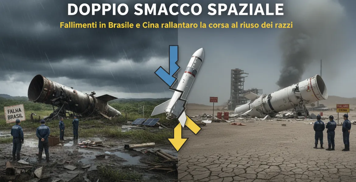 Doppio smacco spaziale: Fallimenti in Brasile e Cina rallentano la corsa al riuso dei razzi