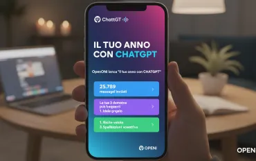 ChatGPT celebra il tuo anno: OpenAI lancia 'Il tuo anno con ChatGPT' in stile Spotify Wrapped