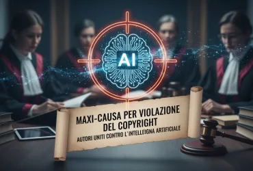 AI nel mirino degli autori: maxi-causa per violazione del copyright