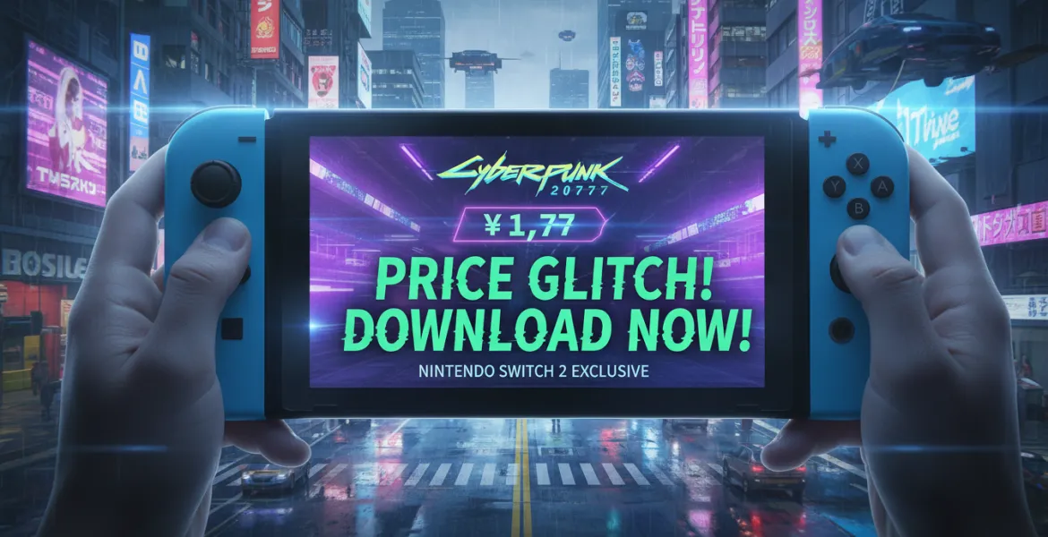 Cyberpunk 2077: Errore di prezzo regala una sorpresa inaspettata ai fan di Nintendo Switch 2