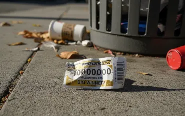 Biglietto della lotteria abbandonato vale un milione di dollari