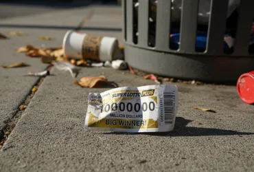 Biglietto della lotteria abbandonato vale un milione di dollari