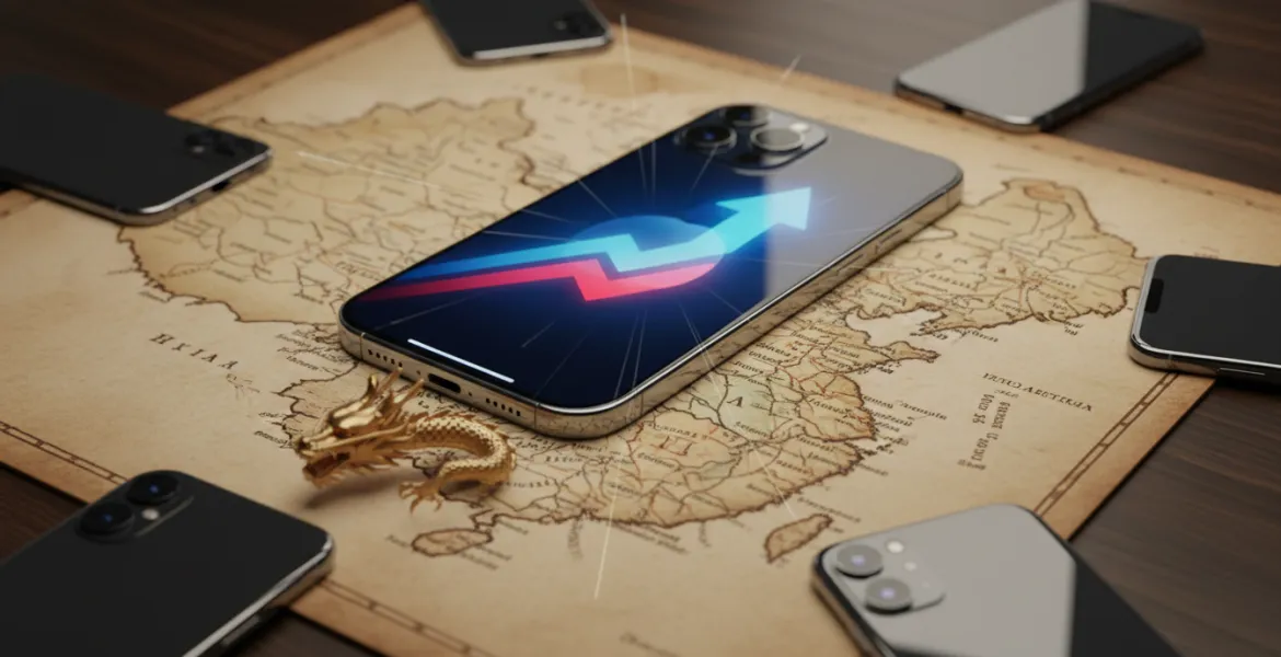 iPhone riconquista la Cina: Vendite straniere di smartphone in crescita vertiginosa