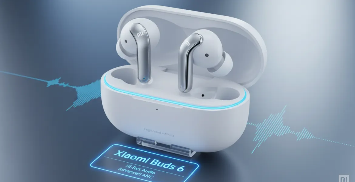 Xiaomi Buds 6: Nuovi auricolari wireless con audio Hi-Res e ANC avanzato