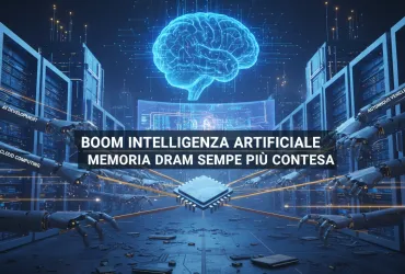 Boom dell'Intelligenza Artificiale: la memoria DRAM sempre più contesa