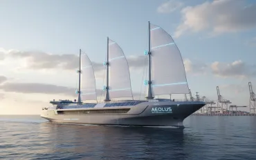 Rivoluzione nei trasporti marittimi: Arriva la nave cargo autonoma a propulsione Eolica