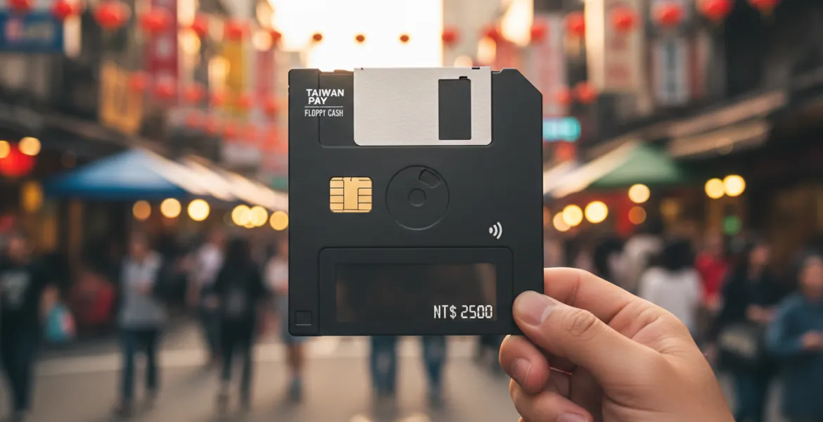 Taiwan lancia la carta di pagamento a forma di floppy disk: un tuffo nel passato