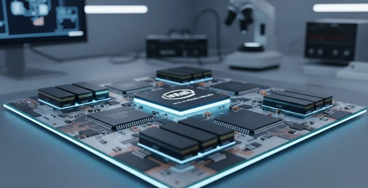 Intel sfida TSMC: chiplet estremi per l'IA con 16 core e HBM5