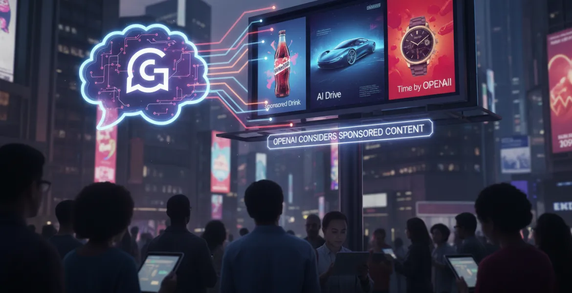 ChatGPT verso la pubblicità: OpenAI valuta contenuti sponsorizzati