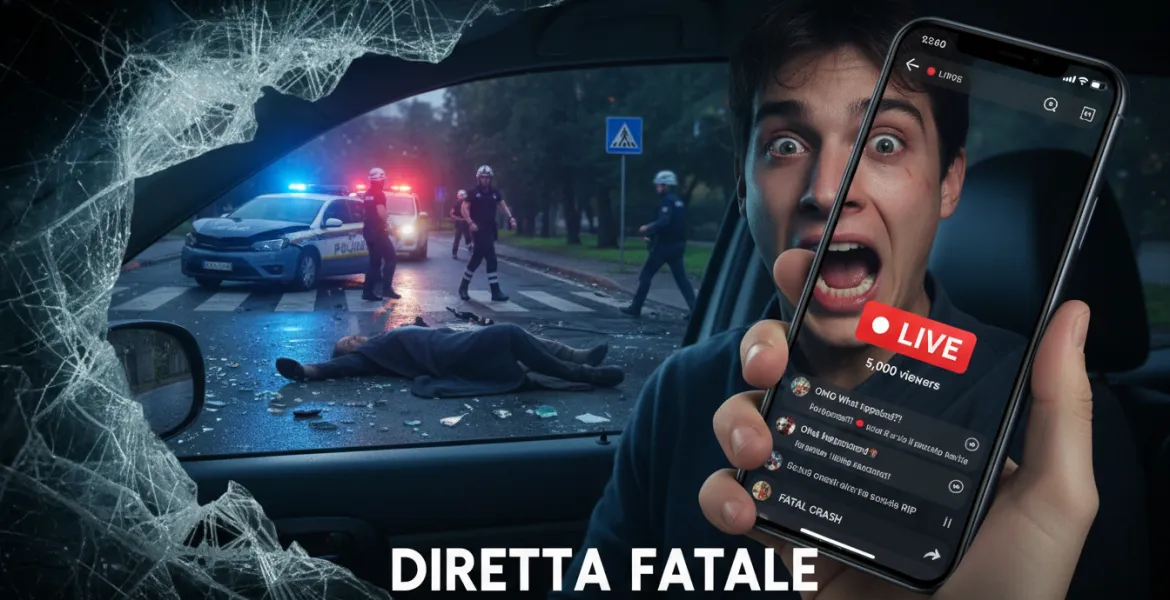 Diretta TikTok fatale: travolge e uccide pedone durante una live