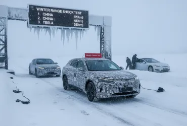 Test invernale shock per le auto elettriche: Tesla battuta dai modelli cinesi