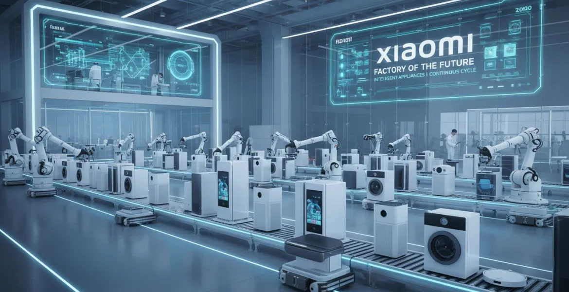 Xiaomi svela la fabbrica del futuro: elettrodomestici intelligenti a ciclo continuo